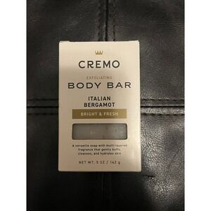 CREMO Exfoliating Body Bar Italian Bergamot Bright Fresh 5 OZ 142 G